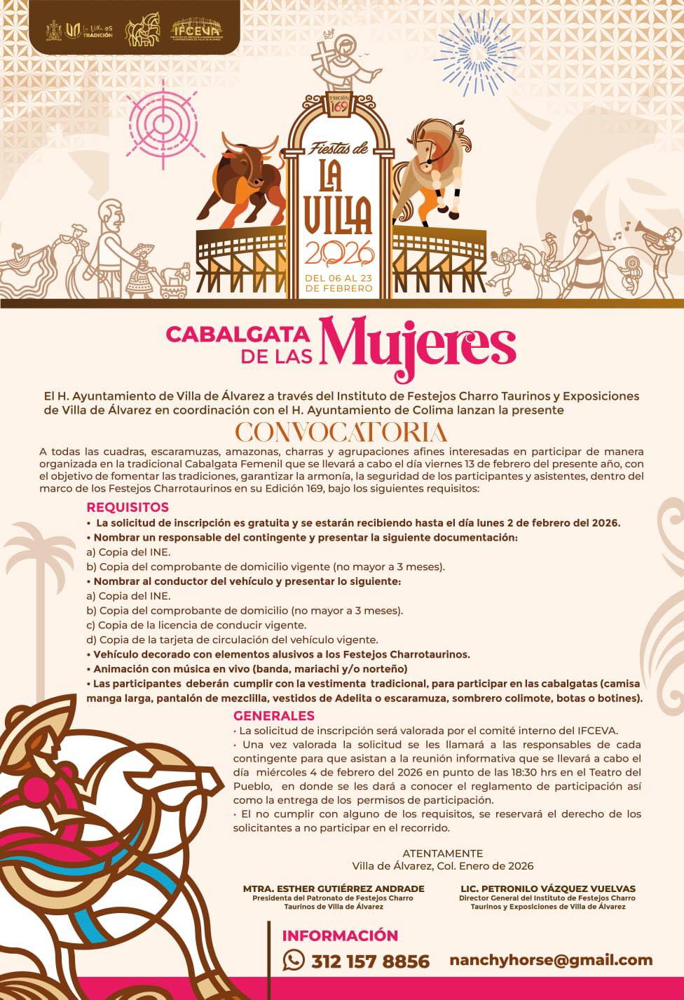 Cabalgata Mujeres
