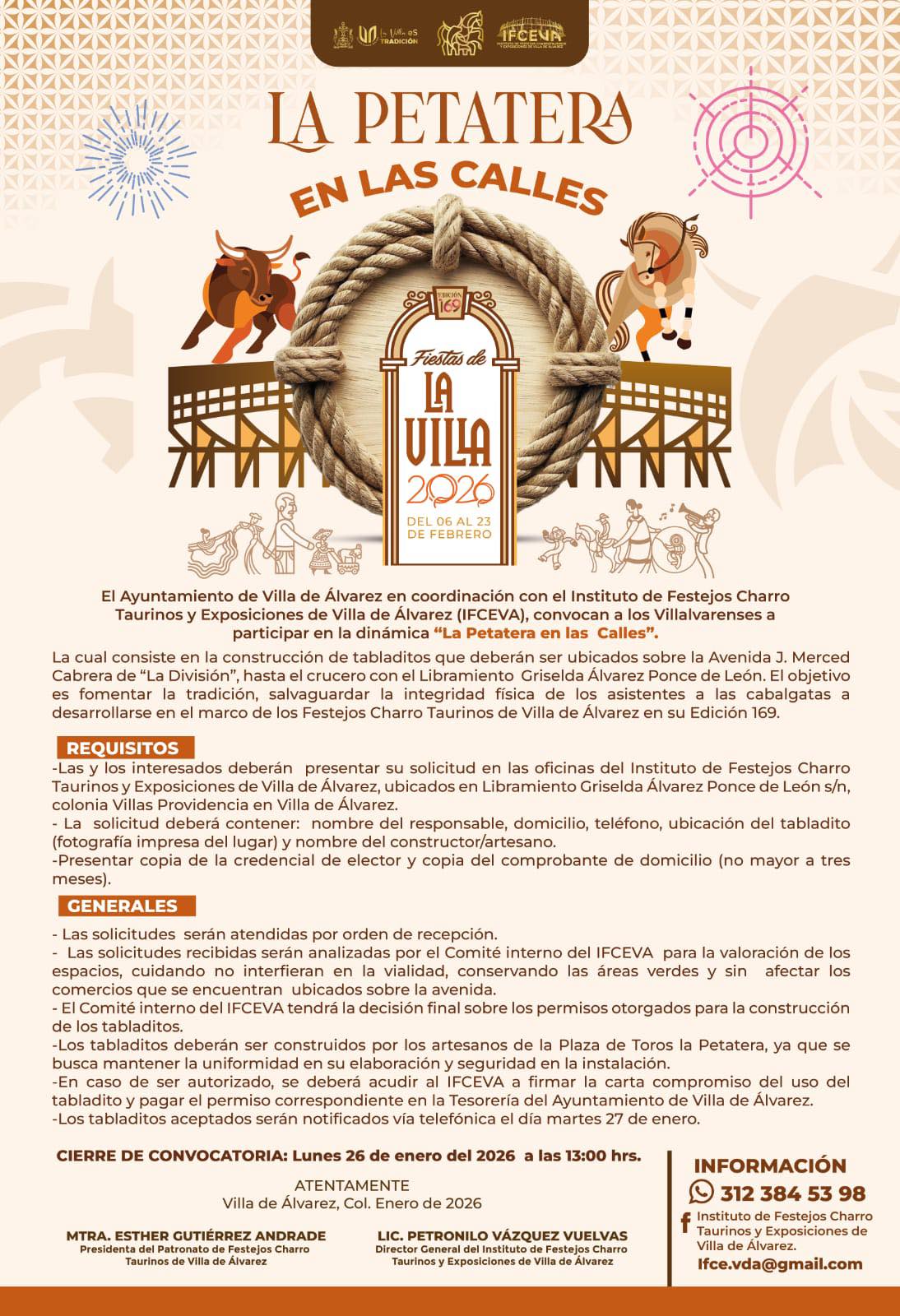 La petatera en la calle